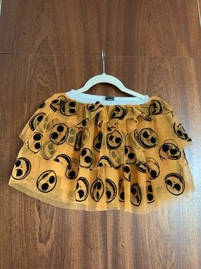 Kids Yellow Beetlejuice Tulle Skirt